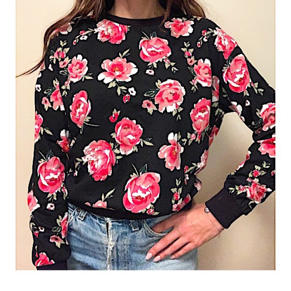 COPY - Floral Sweatshirt